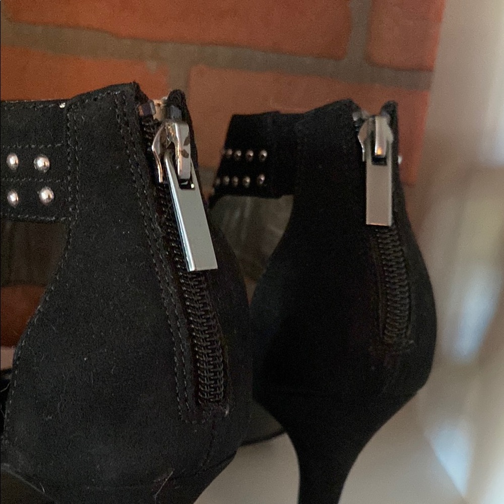 Worthington Black Stiletto Heels with Studded Straps - Picture 6 of 9